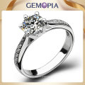 Hot Selling Gold Wedding Ring, Diamond 925 Sterling Silver Ring